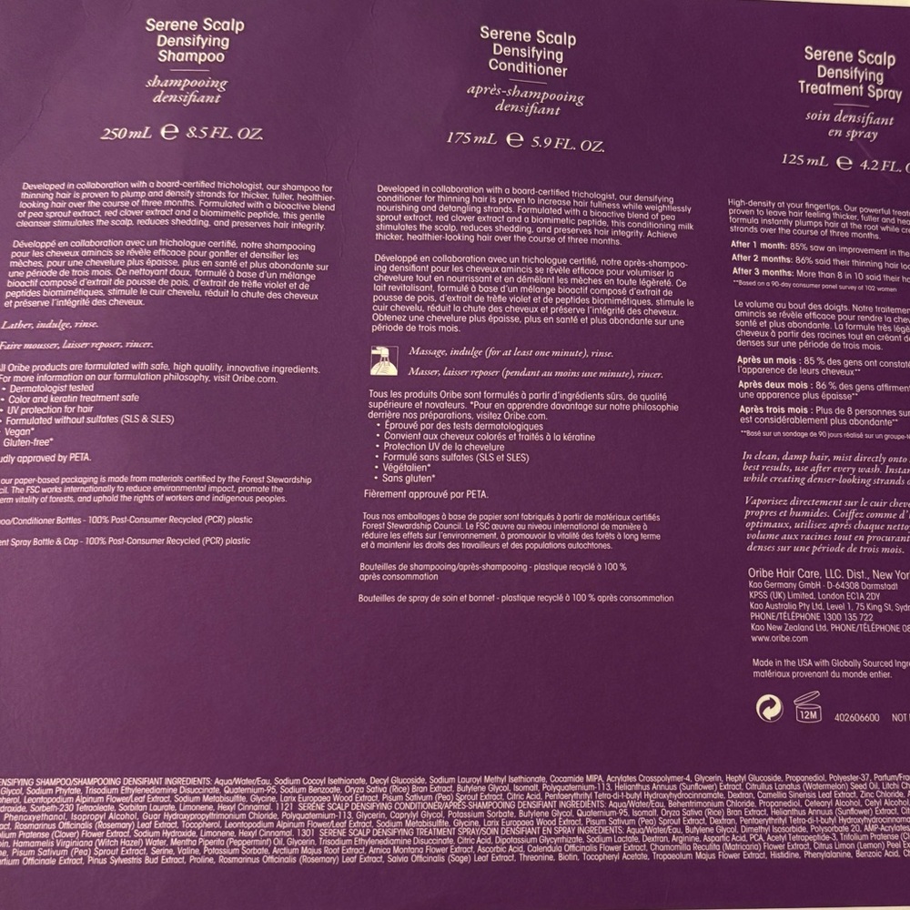 Oribe Luxe Purple Hair Care Trio - Picture 2 of 2